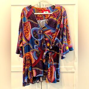 Anthropologie Maeve Plus Wrap Blouse